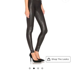Spanx Black Faux Leather Leggings